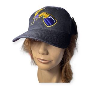 East Carolina University ECU Pirates Hook Hat Zephyr‎ NCAA Fitted 7 5/8 VTG BNWT